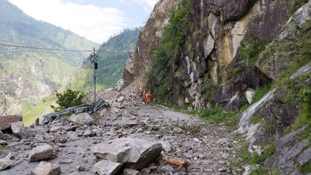 INDIA-WEATHER-LANDSLIDE