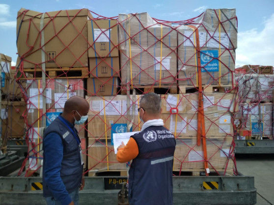 WHO Logistics Hub Airlifts its Largest Single Shipment of Humanitarian Cargo to Ethiopia