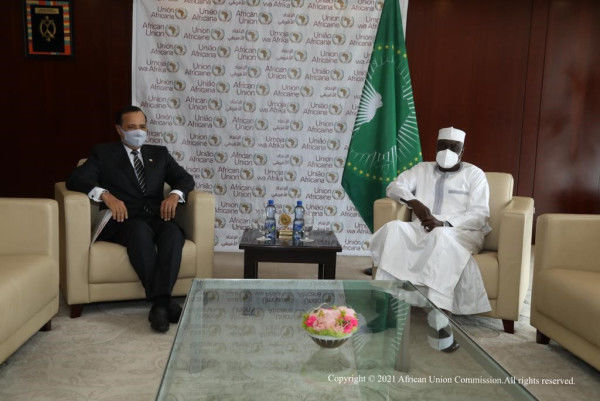 African Union Commission Chairperson Receives Message from Deputy Prime Minister and Minister of Foreign Affairs