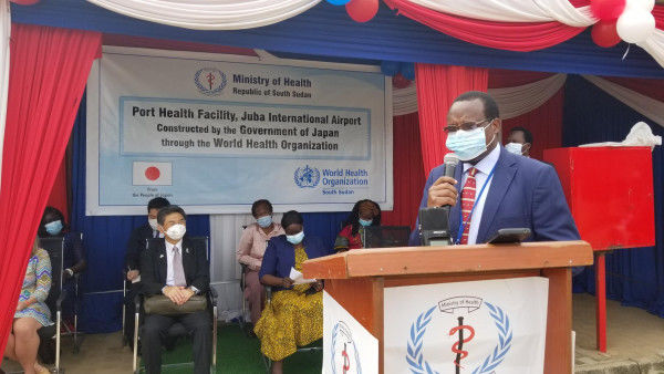 WHO and the Government of Japan establish a port health facility at Juba International Airport to enhance public health security in South Sudan