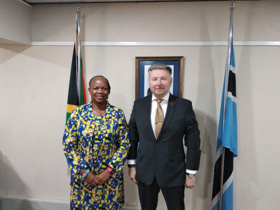 Ambassador A.Sidoruk meets Ambassador of the Republic of Botswana