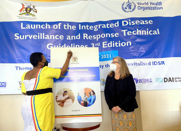 Uganda Launches the Third Edition of the National Guidelines for Integrated Diseases Surveillance and Response