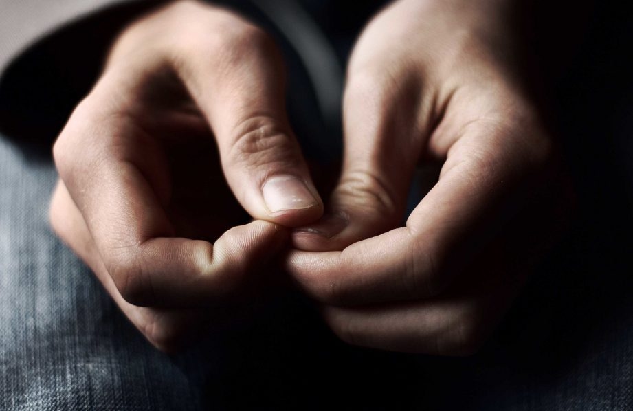 A symptom of anxiety disorder. Photo Shutterstock