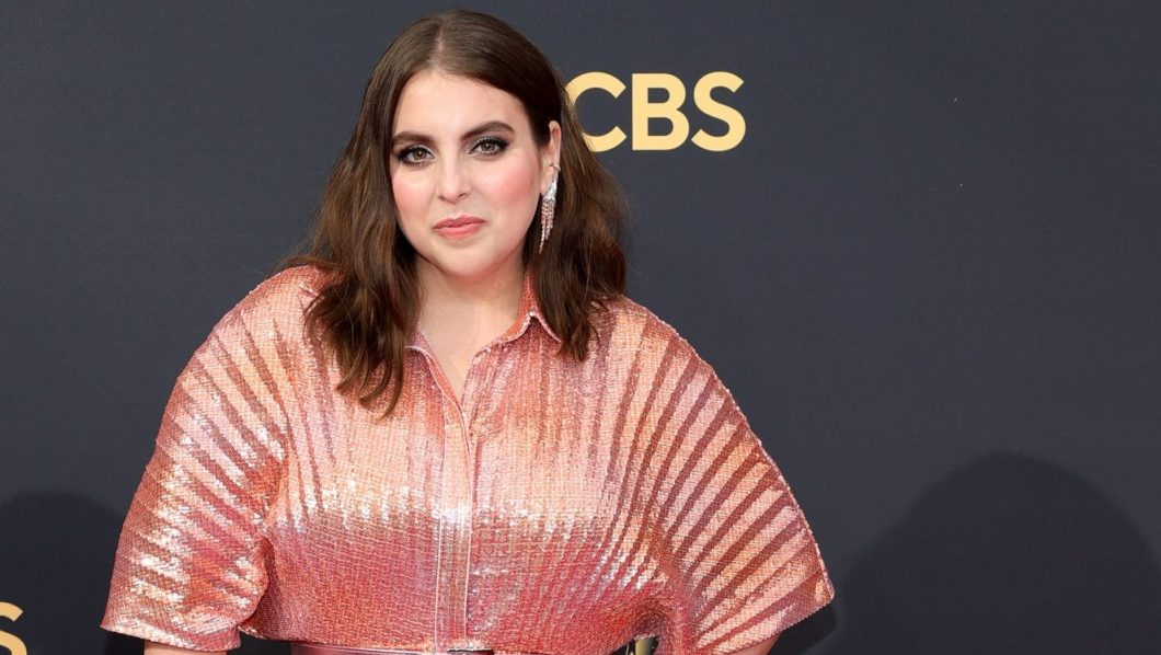 Beanie Feldstein in Brandon Maxwell