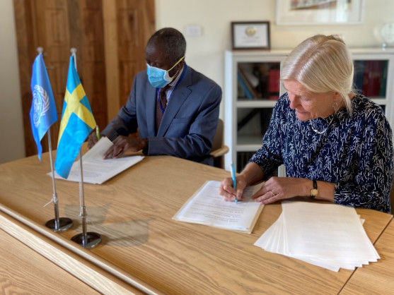 The Government of Sweden and UNDP sign agreement to promote socio-economic development and peacebuilding in Africa’s borderlands