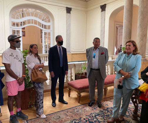 U.S. Embassy Cairo Supports American Arts in Forever is Now Exhibition at Giza Pyramids