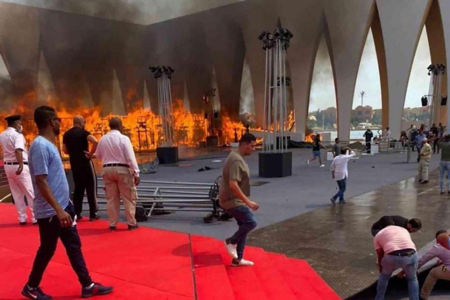 Egypt film festival site hit by blaze