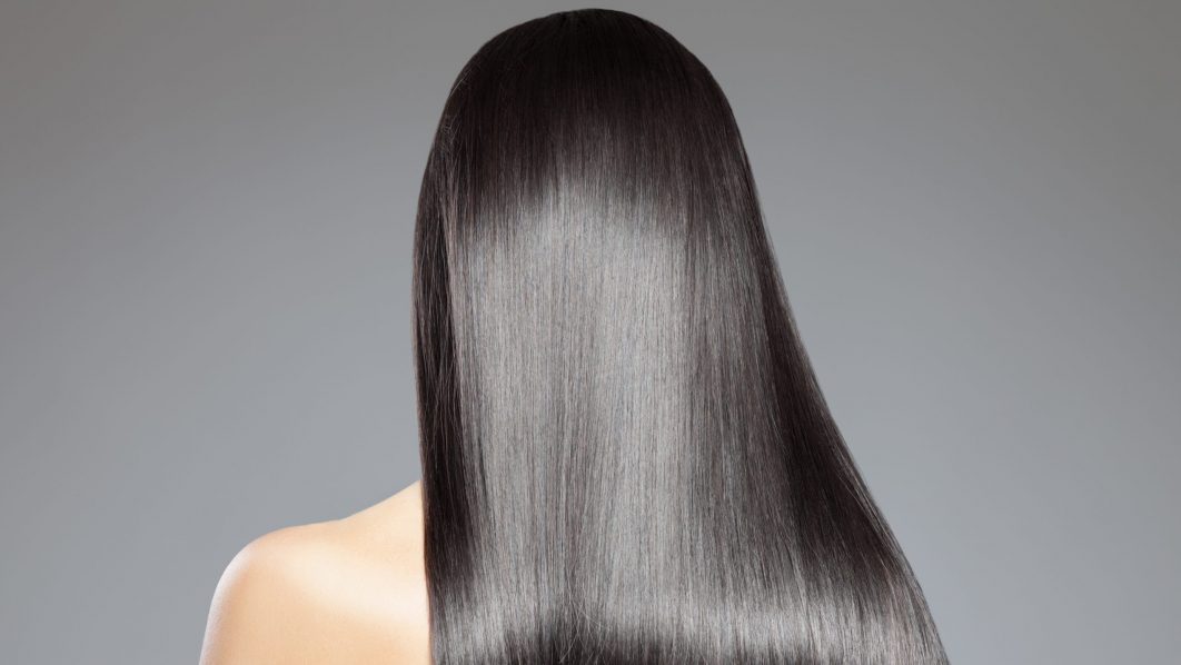 Keratin on hair