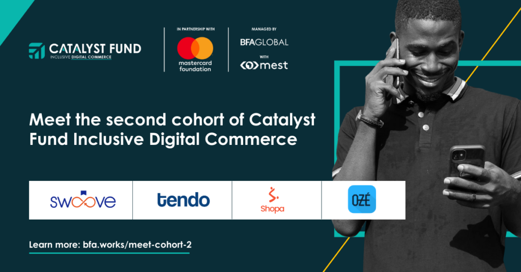 Four Ghanaian digital companies receive funding and acceleration support through the Catalyst Fund Inclusive Digital Commerce Accelerator program