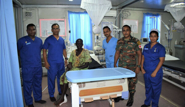 During COVID-19, UN doctor, Colonel Roshan Jayamanna, helps support peacekeepers, local communities in Bor