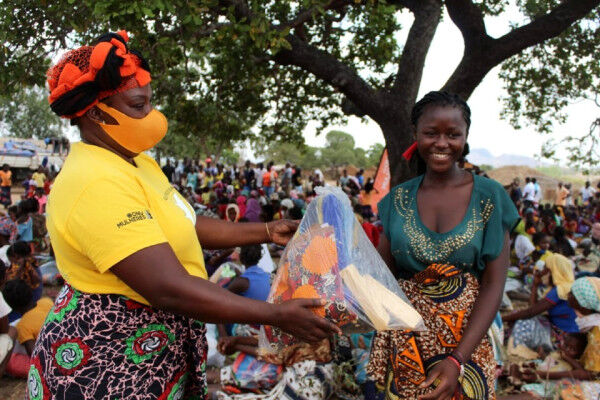 More than 1500 women and girls affected by armed conflict benefit from dignity kits in Cabo Delgado