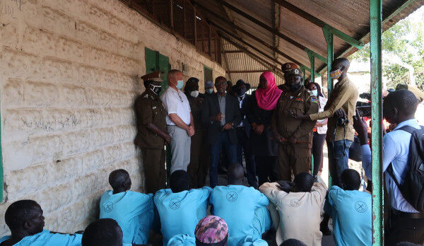 Prison officers trained in human rights as well as protection and management of inmates in Upper Nile