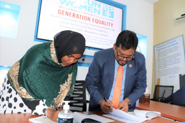 UN Women and Ifrah Foundation sign partnership agreement to fight female genital mutilation (FGM)
