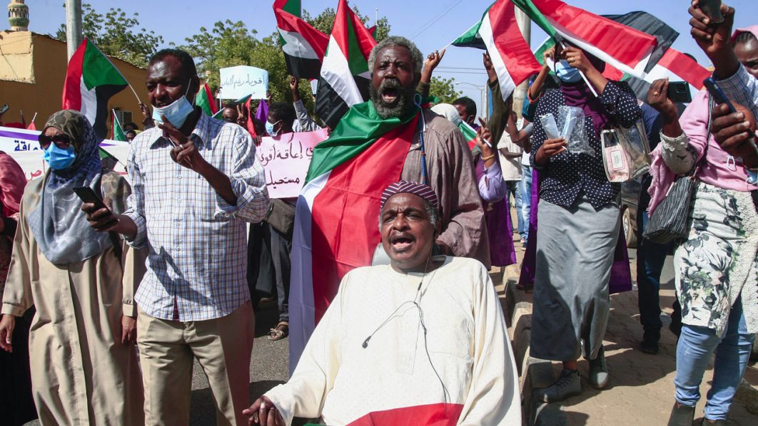 SUDAN-UNREST-DEMO