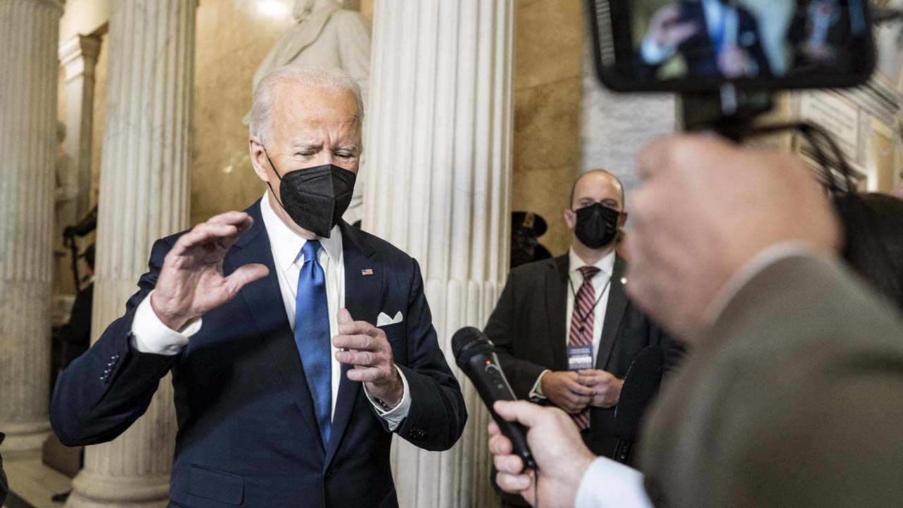 President Biden Speaks At U.S. Capitol On Anniversary Of January 6 Attack