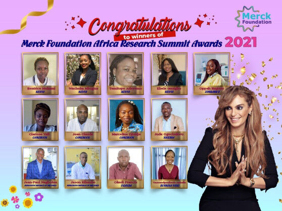 Merck Foundation conducts their Africa Research Summit – 2021 MARS Awards Online Ceremony to recognize best African women researchers and best young African researchers