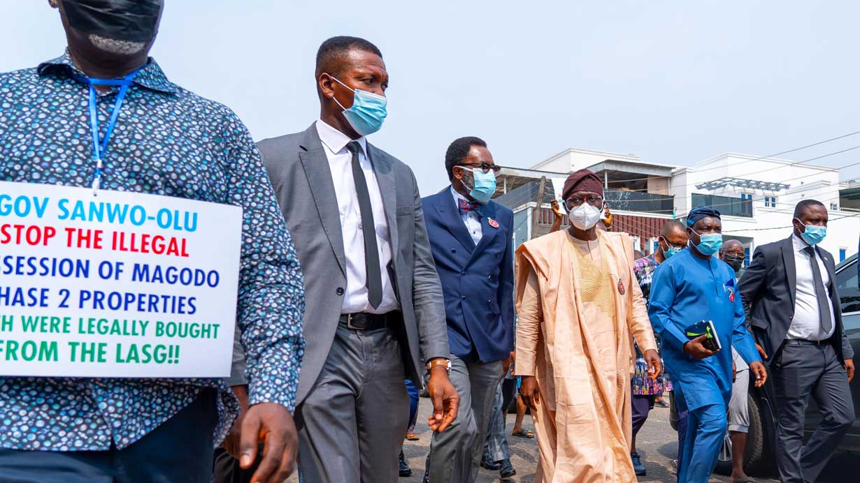 Sanwo-Olu urges calm during visit to Magodo | The Guardian Nigeria News ...