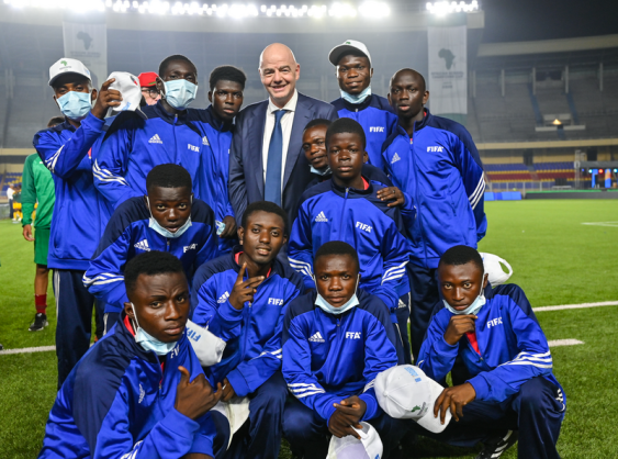 FIFA President attends thrilling conclusion to African Schools Cup