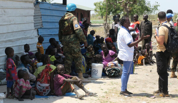 Following an upsurge of violence in Unity state, UNMISS peacekeepers ramp up patrols, support displaced people with clean water