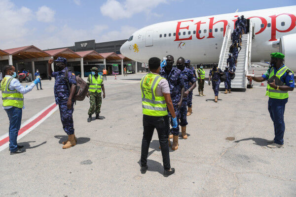 New Uganda Police contingent arrives in Somalia