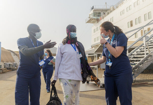 First Patient Received Aboard Mercy Ships After Historic Return To Africa