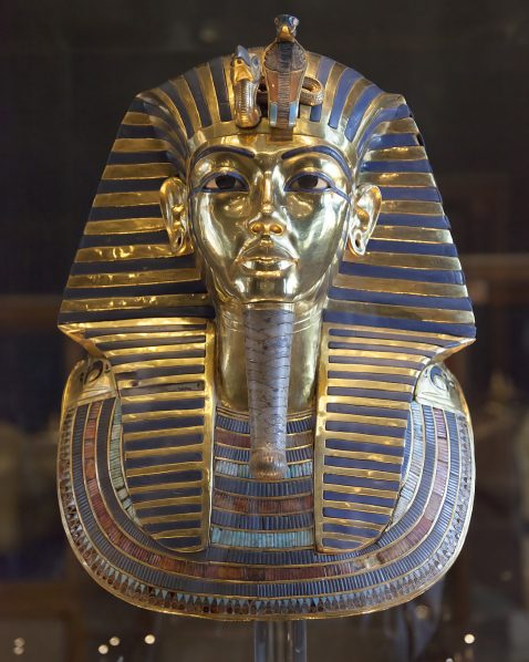 The Mask of Tutankhamun. Photo Wikipedia