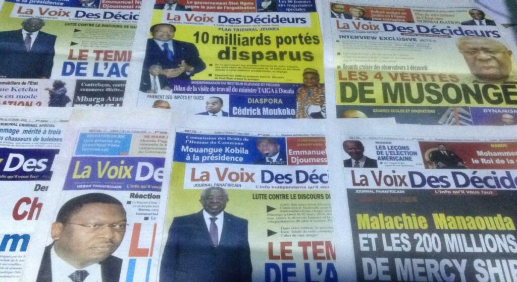 Attack on the freedom of the press in Cameroon : judicial harness against La Voix Des Décideurs and its publication director￼