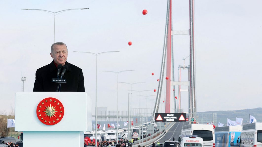 TURKEY-POLITICS-INFRASTRUCTURE-TRANSPORT-ROAD-BRIDGE