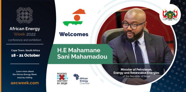 Niger’s Minister of Petroleum, Energy and Renewable Energies Confirms Participation at African Energy Week 2022