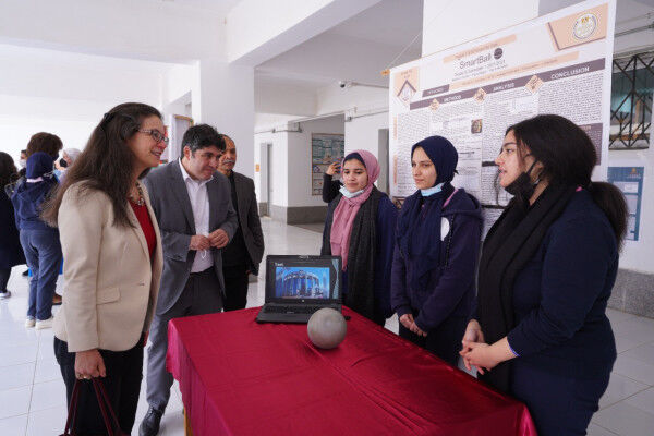 U.S. Embassy Chargé d’Affaires Nicole Shampaine visits Maadi Girls STEM School, Announces $200,000 for Egyptian Students to Compete in the International Science Fair in Atlanta
