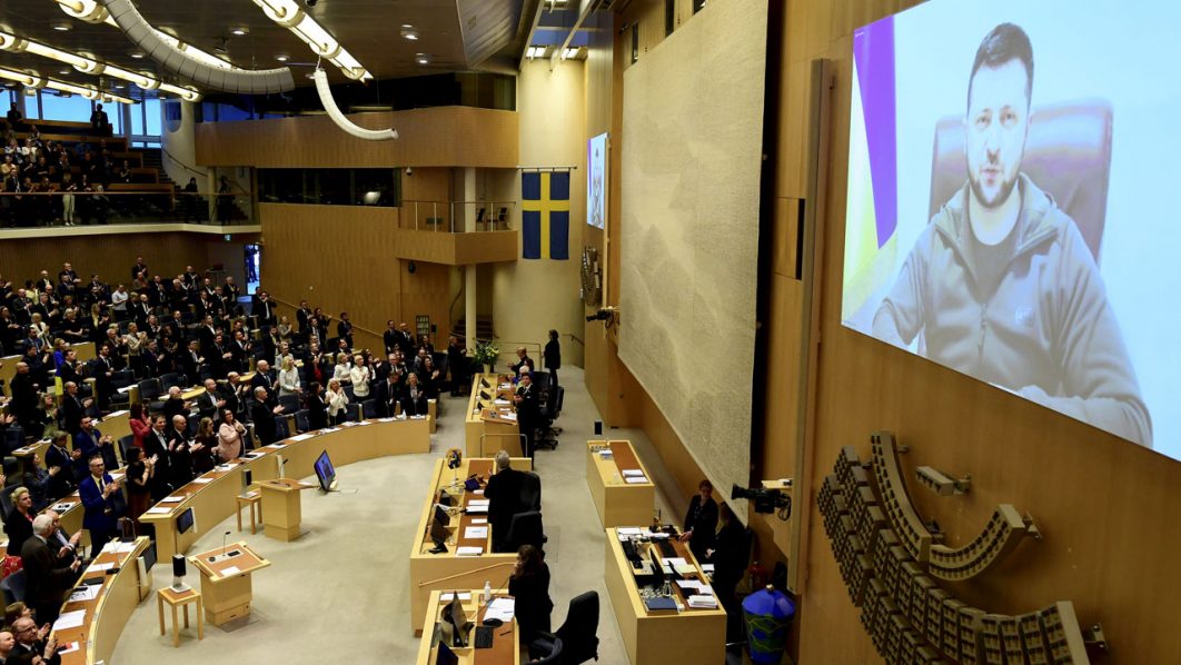 SWEDEN-UKRAINE-RUSSIA-CONFLICT-POLITICS-PARLIAMENT