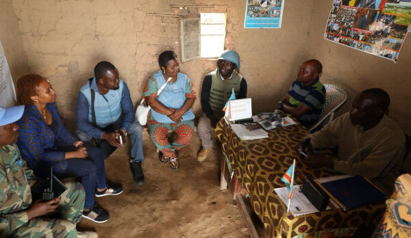 North Kivu: MONUSCO Encourages the Population of Kabasha to Collaborate with the Security forces