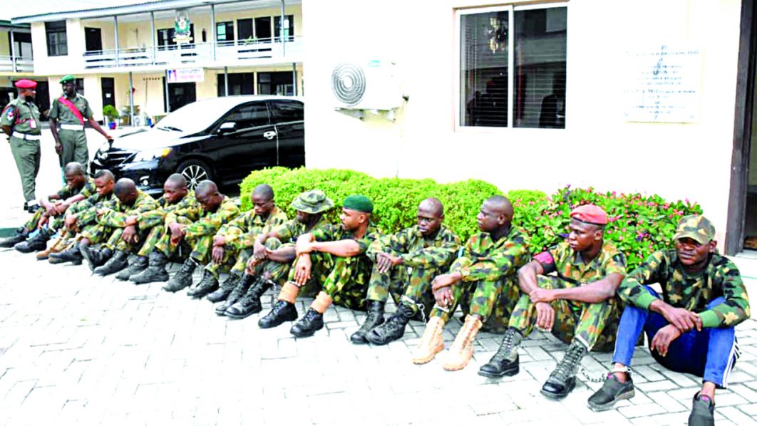 Army suspects