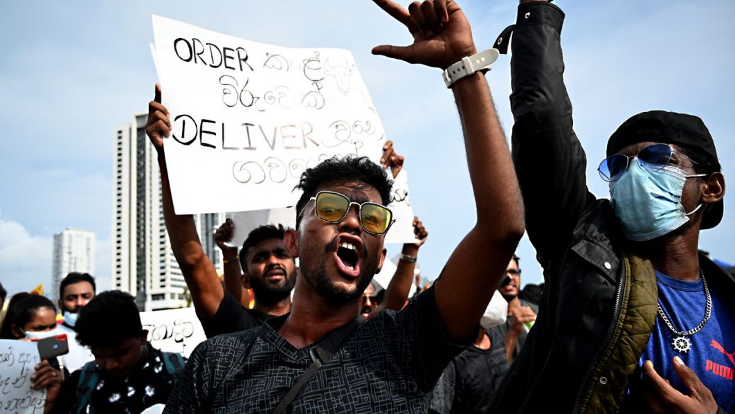 SRI LANKA-POLITICS-ECONOMY-PROTEST