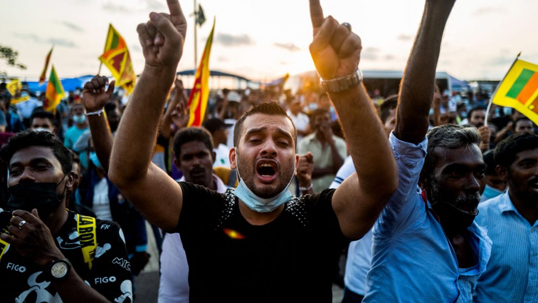 SRI LANKA-POLITICS-ECONOMY-PROTEST