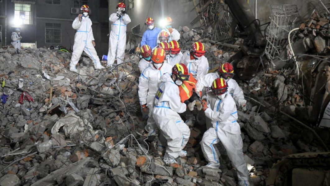 Chinese building collapse