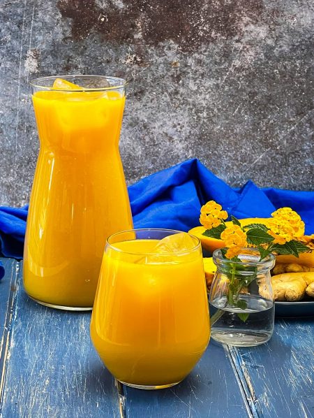 Mango juice. Photo Healthier Steps