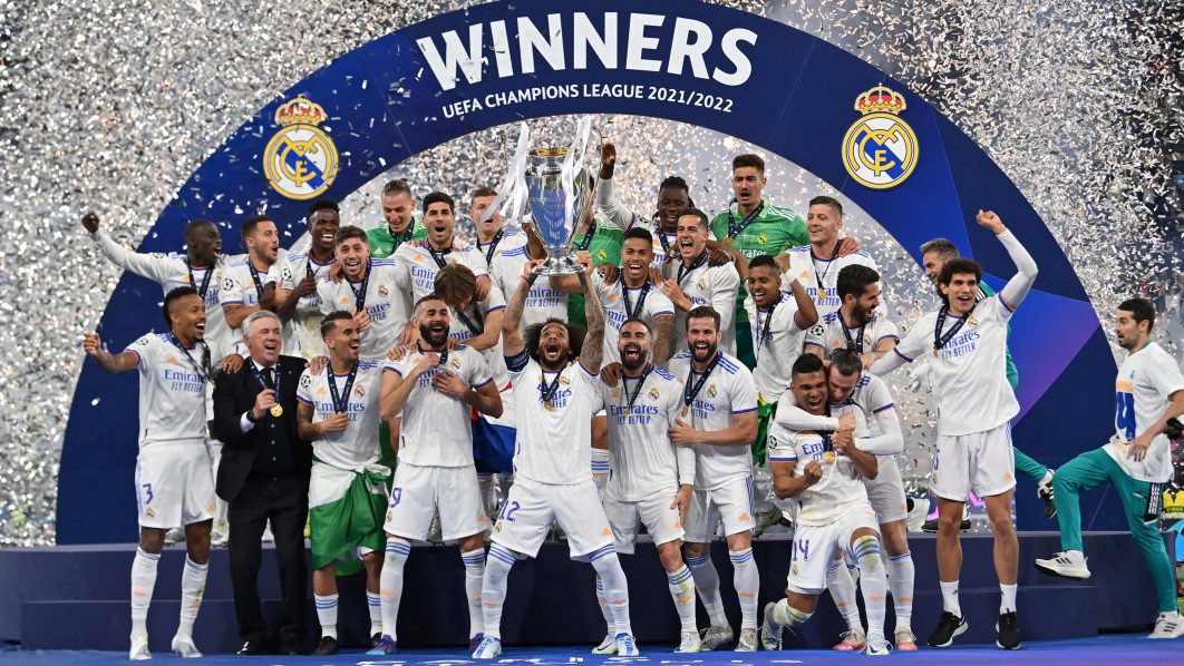FBL-EUR-C1-LIVERPOOL-REAL MADRID-TROPHY