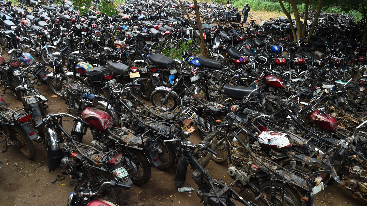 NIGERIA-TRANSPORT-MOTORCYCLES