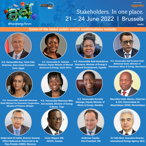 African Energy Forum 2022 oversubscribed – agenda officially closes two weeks early, as over 30 Ministerial delegations join the 24th annual Africa Energy Forum in Brussels this month