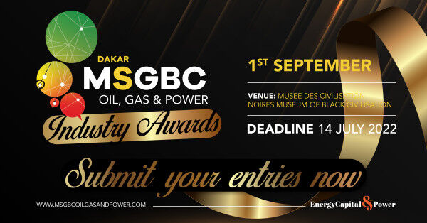 Energy Capital & Power (ECP) Calls for Submissions for the Upcoming MSGBC Oil, Gas & Power Industry Awards 2022