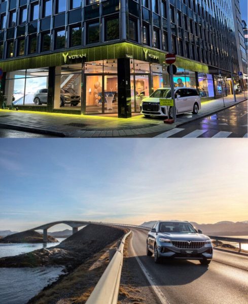 VOYAH FREE opened in Europe, and VOYAH Showroom kicked off