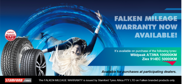 Falken Tyres goes the Extra Mile for Drivers to have Peace of Mind on the Road with the new Mileage Warranty