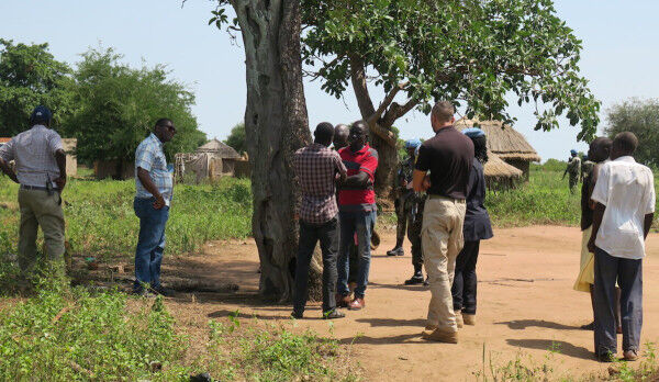 UNMISS engages with communities of Magwi County to resolve persisting conflicts in Nimule and Mugali
