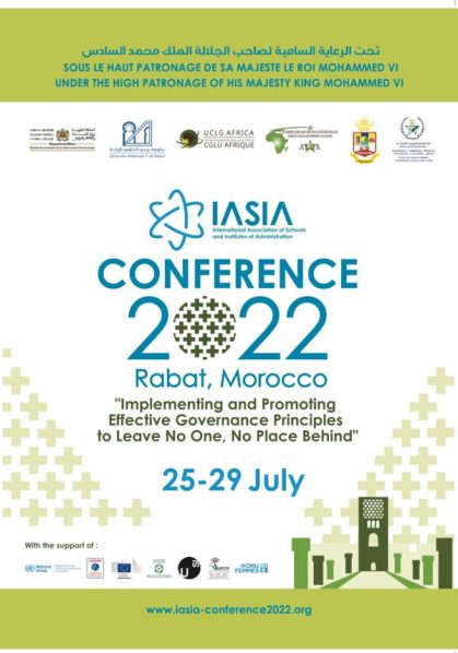 Rabat, Capital of African Culture and Culture in the Islamic World Hosts the 21st Annual Conference of the International Association of Schools and Institutes of Administration (IASIA) Under the High Patronage of HIS MAJESTY KING MOHAMMED VI – May Assist Him