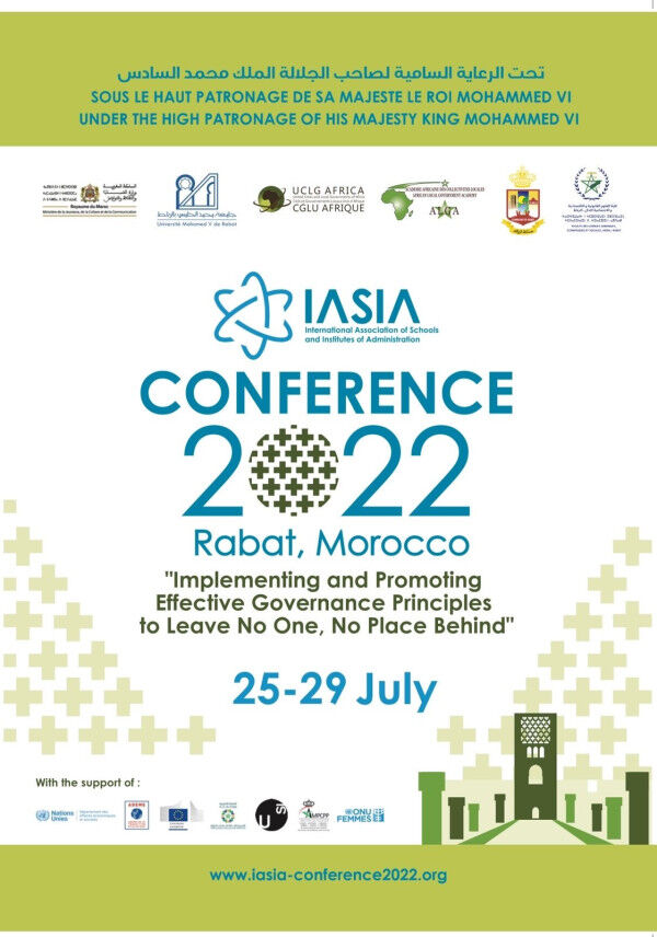 Rabat, Capital of African Culture and Culture in the Islamic World Hosts the 21st Annual Conference of the International Association of Schools and Institutes of Administration (IASIA) Under the High Patronage of HIS MAJESTY KING MOHAMMED VI – May Assist Him