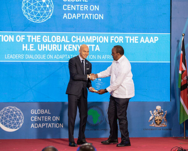 Global Leaders Welcome President Kenyatta as Global Champion for the Africa Adaptation Acceleration Program