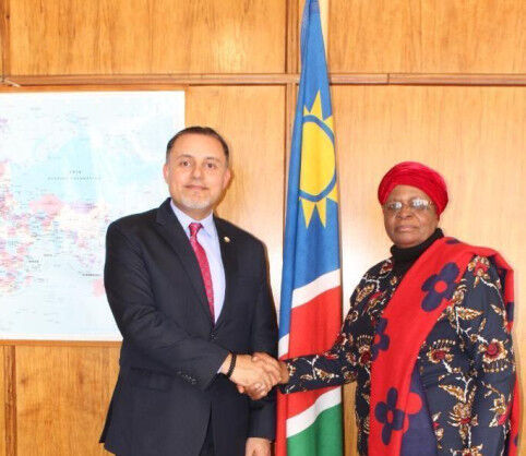 Deputy Prime Minister of Namibia Meets Ambassador of Qatar