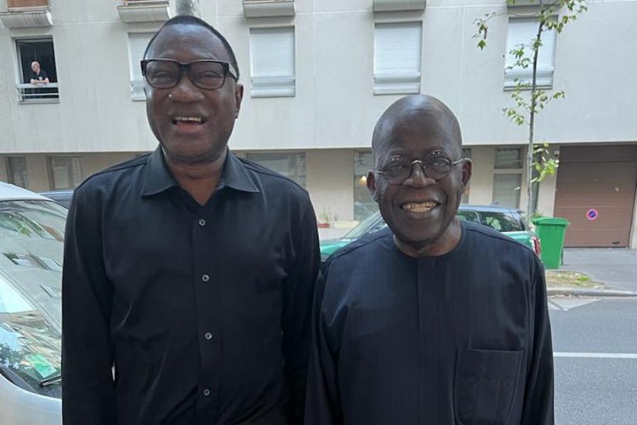 Femi Otedola and Bola Tinubu