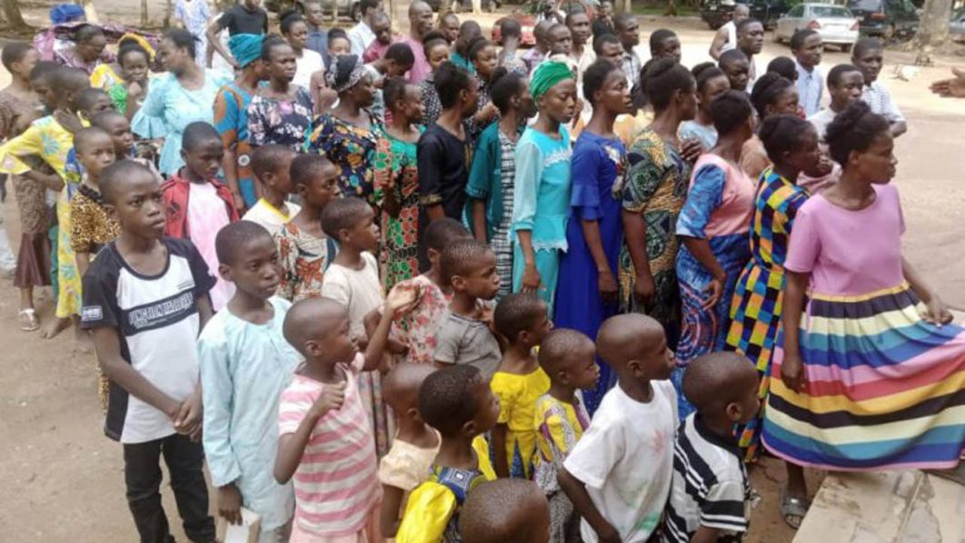 Rescued children
